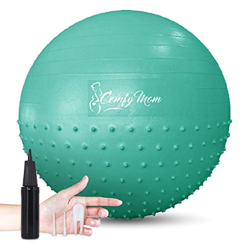 Balance Ball for Pilates Ease Labor and Delivery with Birthing Ball Exercise Ball Increase Fitness with Anti-Burst Stability Ball Air Pump Included Yoga Ball